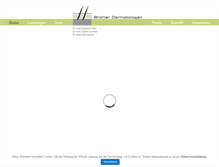 Tablet Screenshot of hautaerzte-bruehl.de